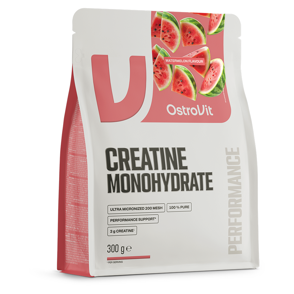 OstroVit Pure Kreatin monohidrát 300 g - Dinnye (100 Adag)