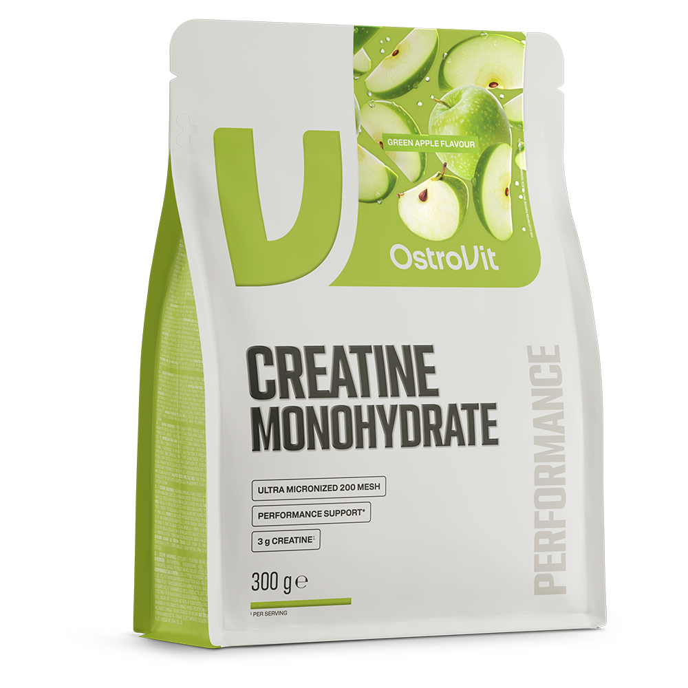 OstroVit Pure Kreatin monohidrát 300 g - (100 Adag) Zöldalma
