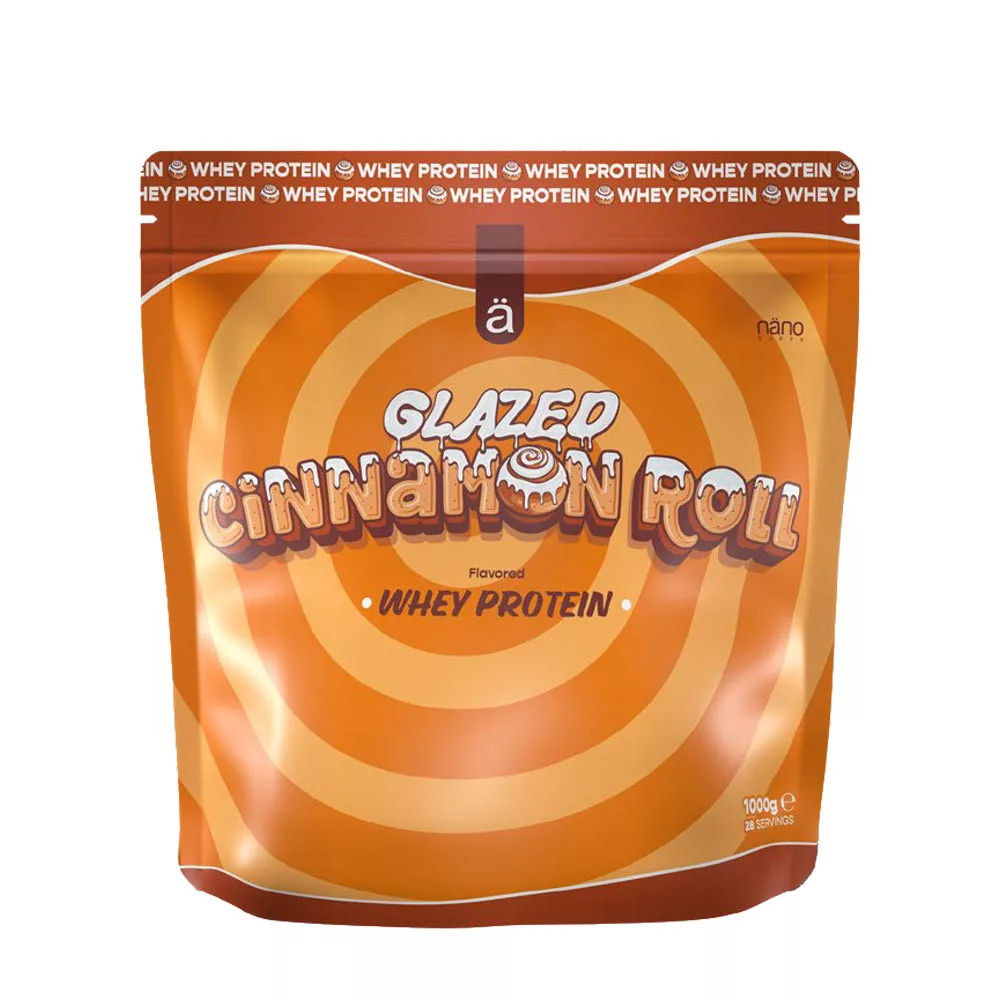 Nano supps Whey Protein 1000 g Mázas fahéjas csiga - 28 Adag.