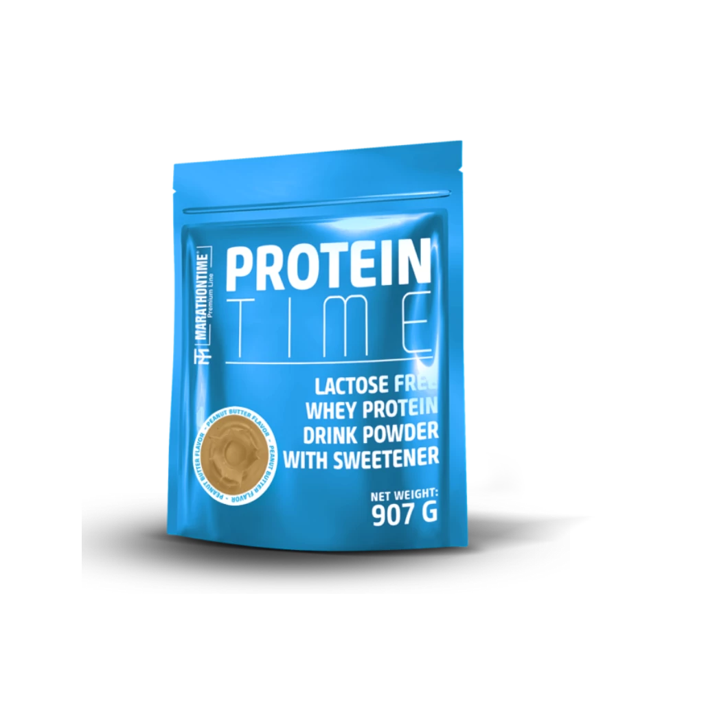 Protein Time Laktázenzimmel Dúsított fehérje 907g Mogyoróvaj- 30 Adag.