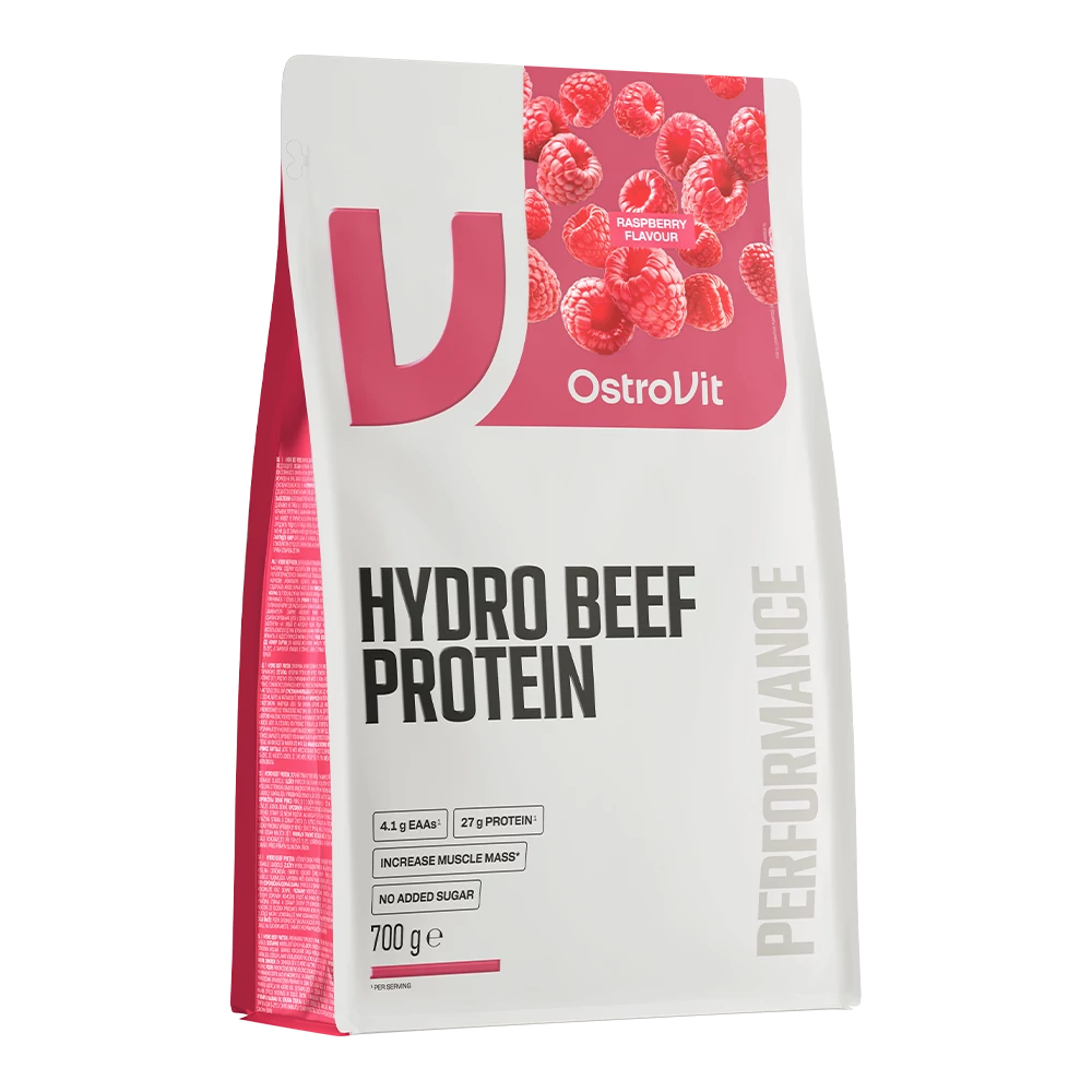 OstroVit Hydro Beef Protein - Málna - 700 g