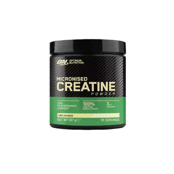 Optimum Nutrition Mikronizált Kreatin Monohidrát (187 gr.) 55 Adag.
