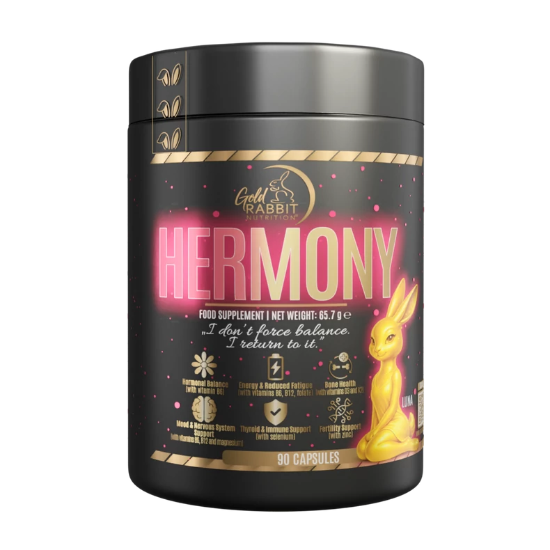 Hermony – Hormonális egyensúlyt támogató női formula, 90 kapszula.