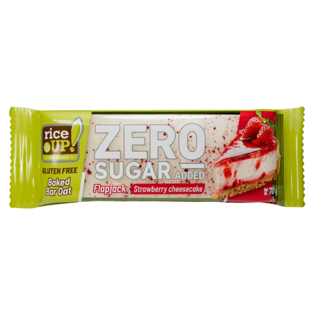 Rice Up Zero Zabszelet epres sajttorta ízzel 70 g ( Zero Sugar )