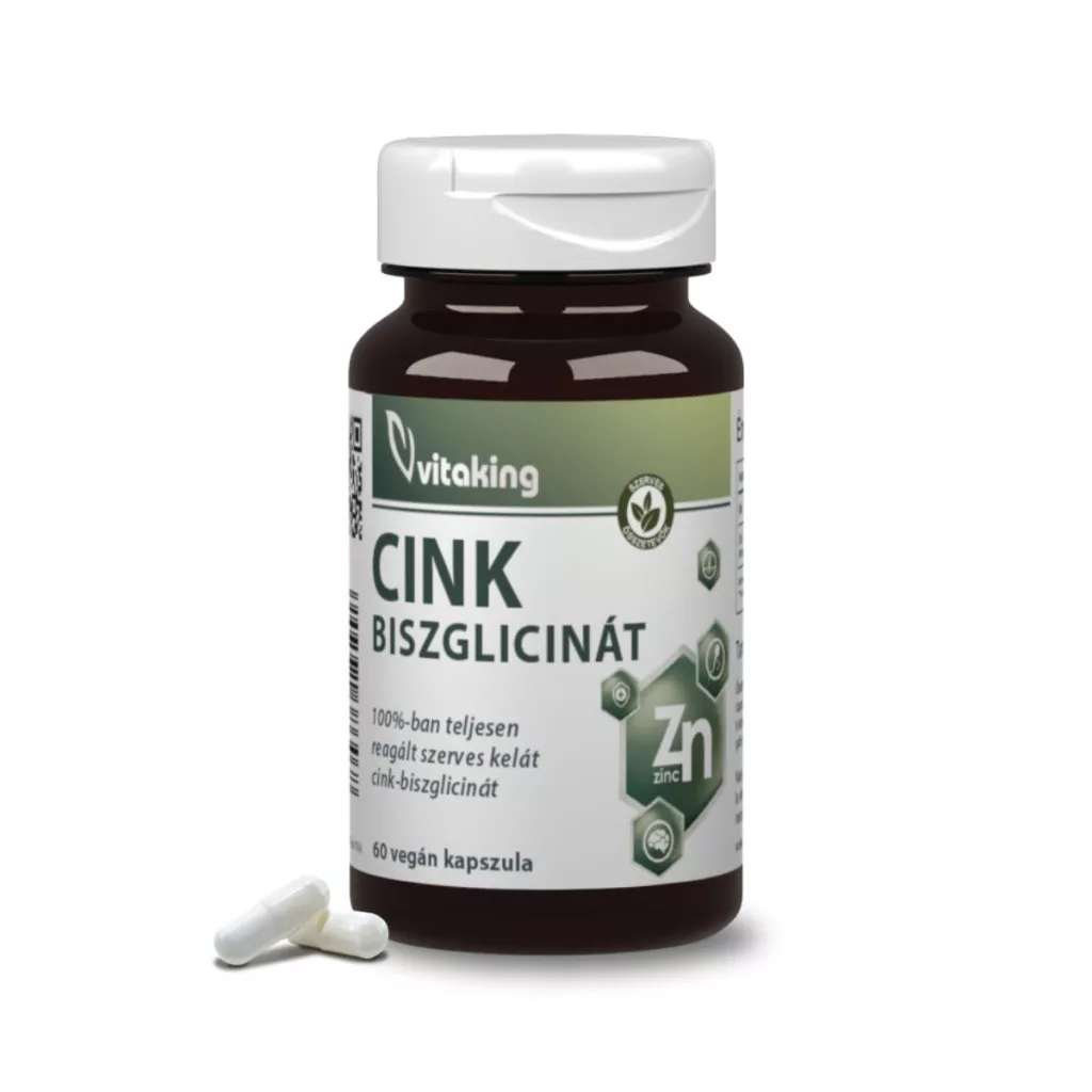 Vitaking Cink Biszglicinát 25 mg (60)